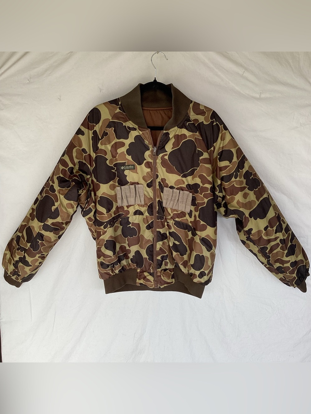 Vintage Columbia camo jacket hunting